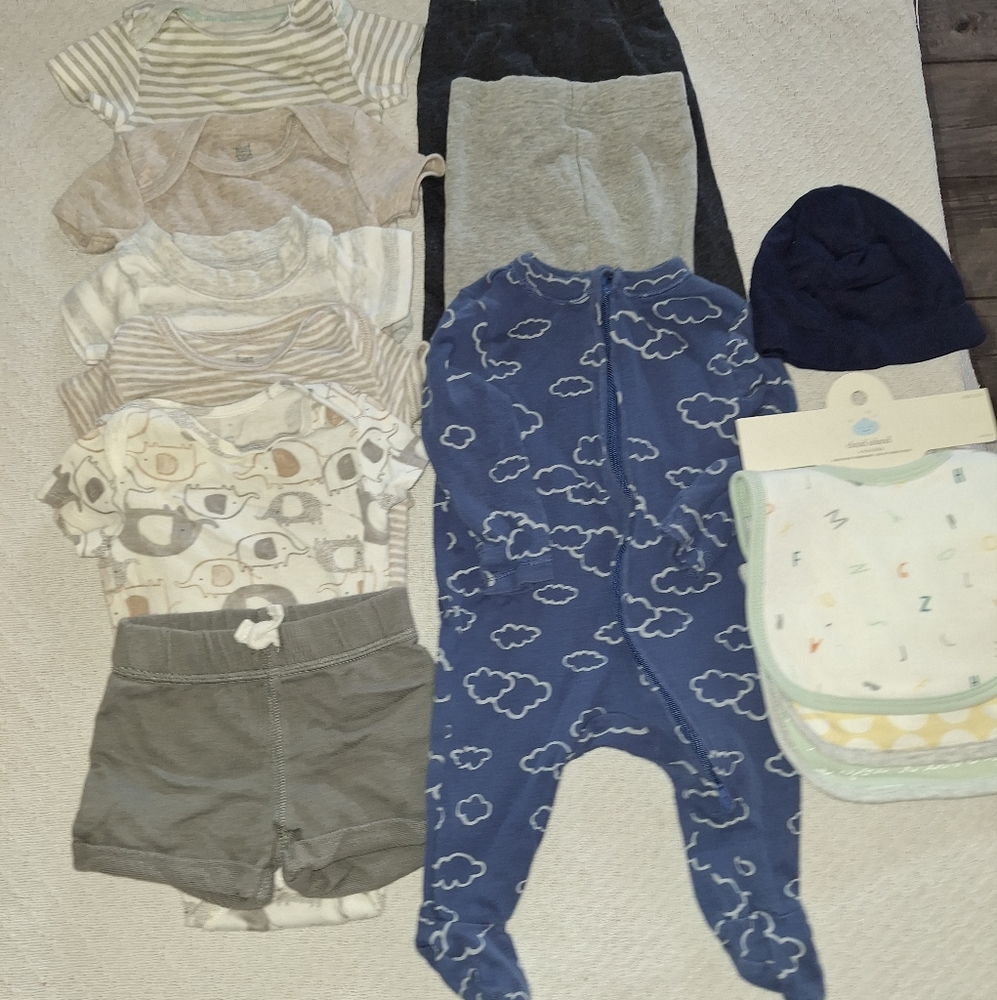 Boys 3 mo clothing bundle